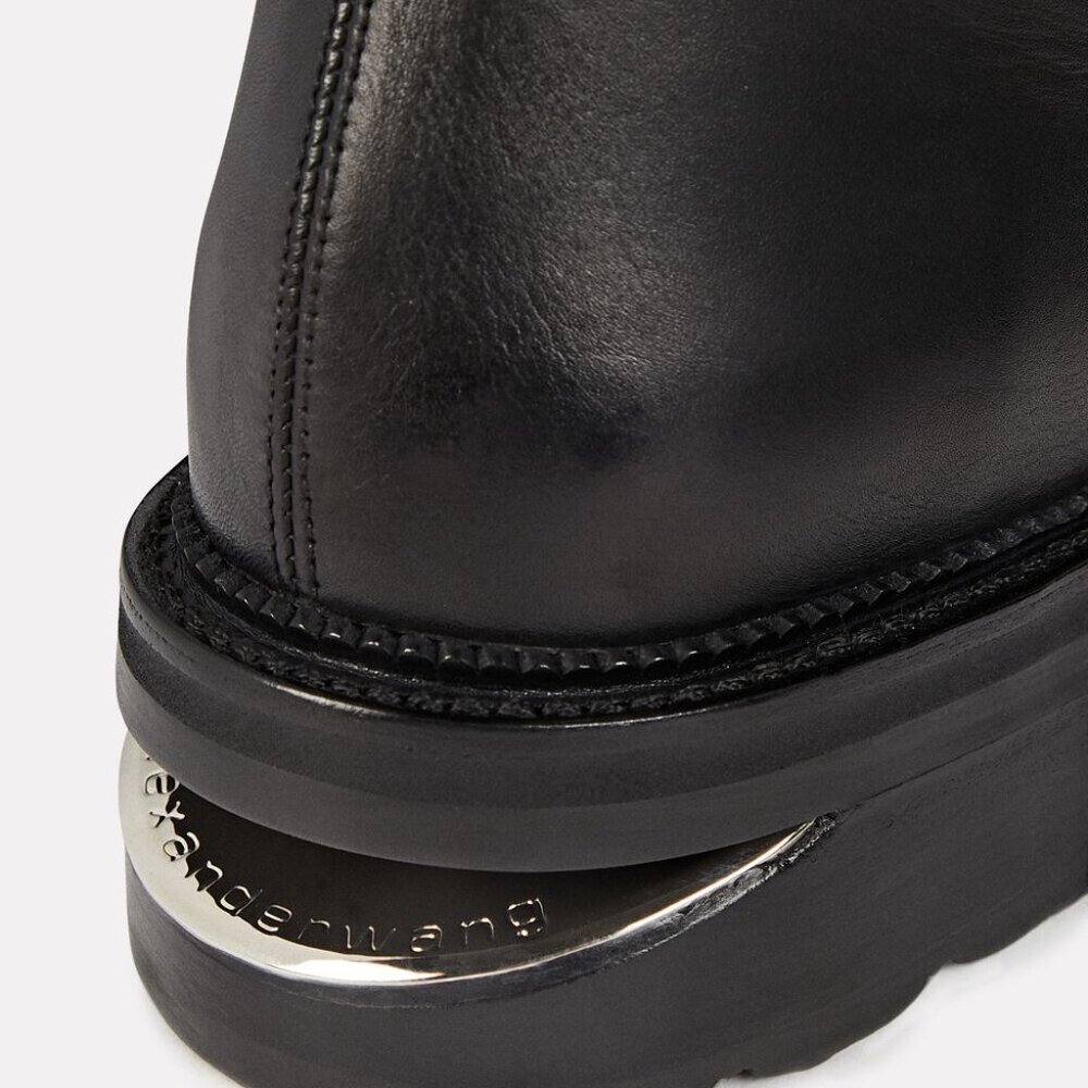 NIB Alexander Wang Andy Hiker Leather Ankle Boots - Picture 6 of 7
